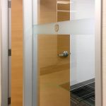 Barrier strips using frosted window film
