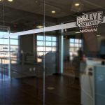 Barrier strips using frosted window film